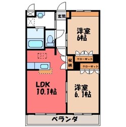 レジアス ガーデンの物件間取画像